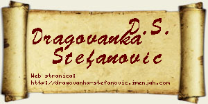 Dragovanka Stefanović vizit kartica